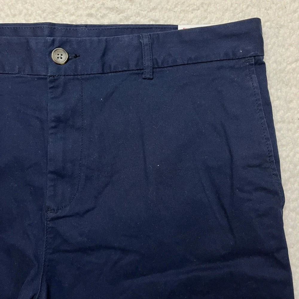 Old‎ Navy Shorts Mens 40 Navy Blue 9 In Rotation Slim Fit Chino Stretch Cotton